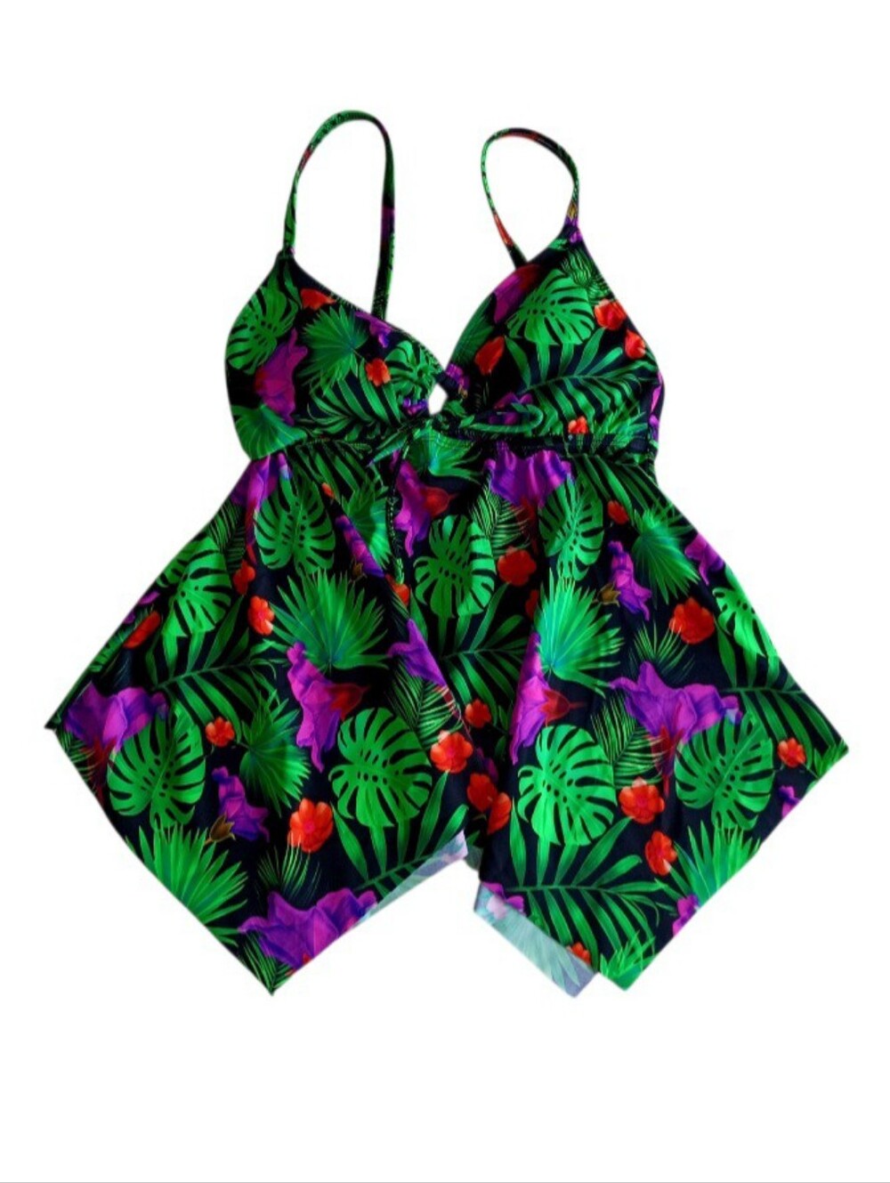 VENUS Tropical Floral Tankini Swim Top, Size 12